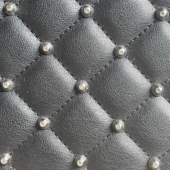 Rebecca Minkoff Black Quilted Studded Camera Crossbody NEW WITH TAGS - Picture 2 of 10